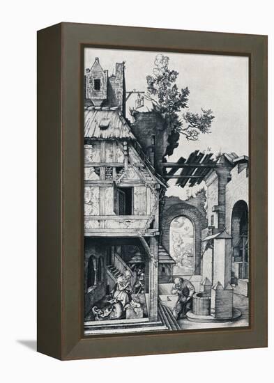 The Nativity, 1504-Albrecht Dürer-Framed Premier Image Canvas