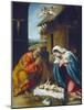 The Nativity, 1523-Lorenzo Lotto-Mounted Giclee Print