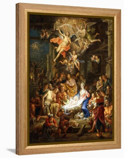 The Nativity, 1741-Franz Christoph Janneck-Framed Premier Image Canvas