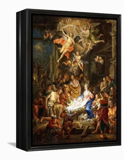 The Nativity, 1741-Franz Christoph Janneck-Framed Premier Image Canvas