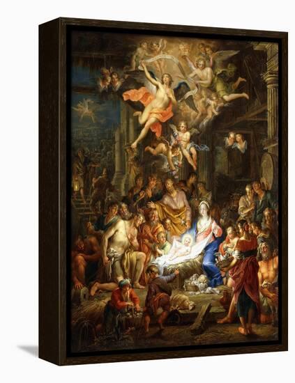 The Nativity, 1741-Franz Christoph Janneck-Framed Premier Image Canvas