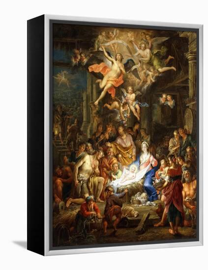 The Nativity, 1741-Franz Christoph Janneck-Framed Premier Image Canvas