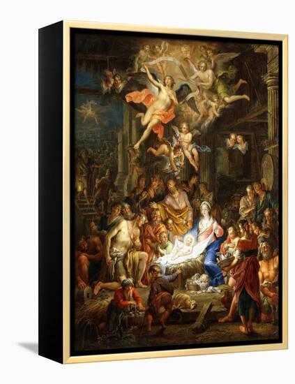 The Nativity, 1741-Franz Christoph Janneck-Framed Premier Image Canvas