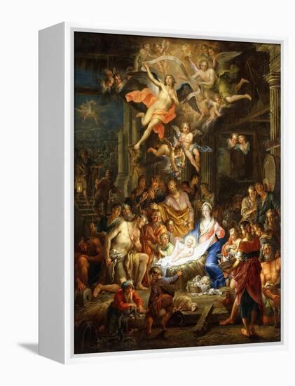 The Nativity, 1741-Franz Christoph Janneck-Framed Premier Image Canvas