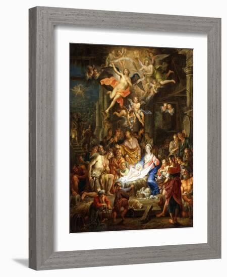 The Nativity, 1741-Franz Christoph Janneck-Framed Premium Giclee Print