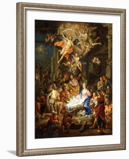 The Nativity, 1741-Franz Christoph Janneck-Framed Giclee Print