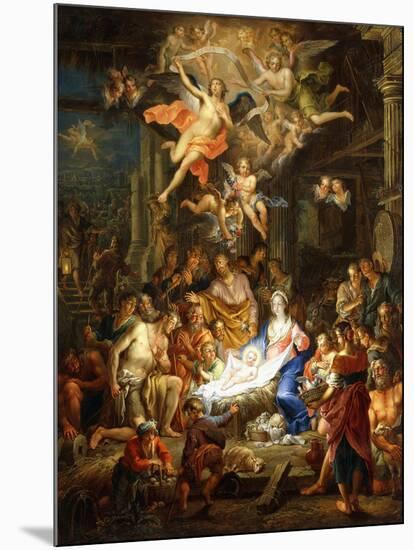 The Nativity, 1741-Franz Christoph Janneck-Mounted Giclee Print