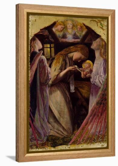 The Nativity, 1858 (Oil on Canvas)-Arthur Hughes-Framed Premier Image Canvas