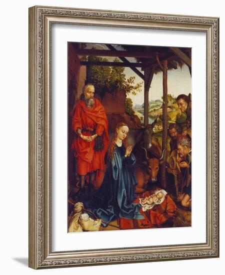 The Nativity, about 1480-Martin Schongauer-Framed Giclee Print