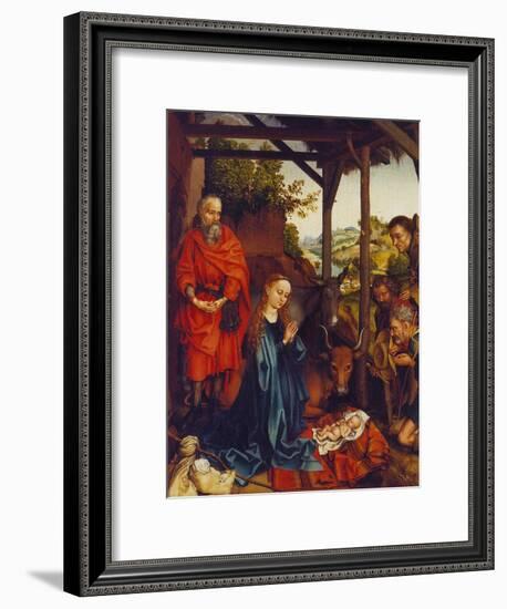 The Nativity, about 1480-Martin Schongauer-Framed Giclee Print