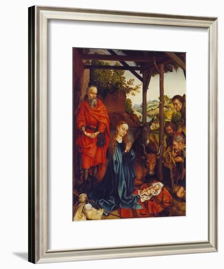 The Nativity, about 1480-Martin Schongauer-Framed Giclee Print