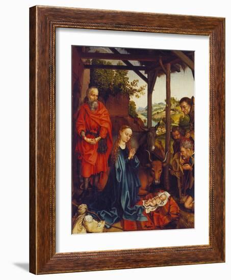 The Nativity, about 1480-Martin Schongauer-Framed Giclee Print