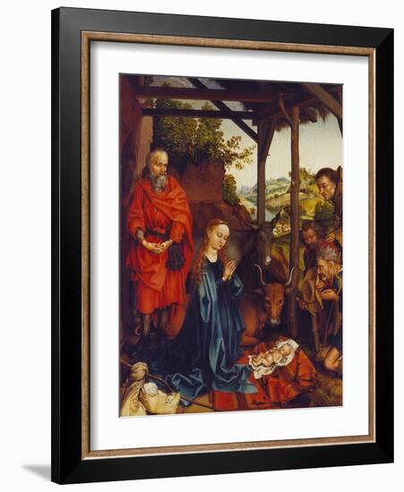 The Nativity, about 1480-Martin Schongauer-Framed Giclee Print