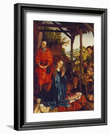 The Nativity, about 1480-Martin Schongauer-Framed Giclee Print