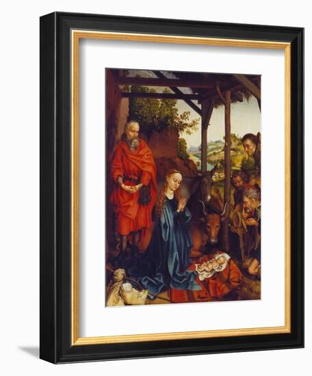 The Nativity, about 1480-Martin Schongauer-Framed Giclee Print