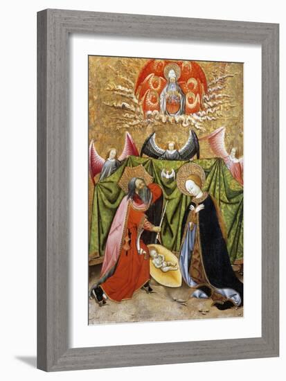 The Nativity, Altarpiece from Verdu, 1432-34-Jaume Ferrer II-Framed Giclee Print