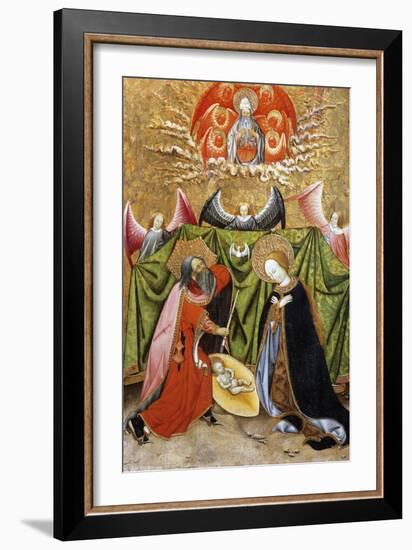 The Nativity, Altarpiece from Verdu, 1432-34-Jaume Ferrer II-Framed Giclee Print