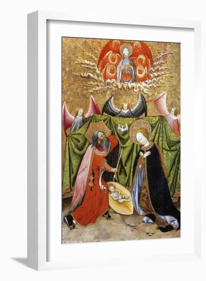 The Nativity, Altarpiece from Verdu, 1432-34-Jaume Ferrer II-Framed Giclee Print