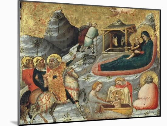 The Nativity and Other Episodes from the Childhood of Christ-Pietro Da Rimini-Mounted Giclee Print