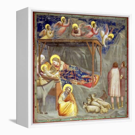 The Nativity, C.1305-Giotto di Bondone-Framed Premier Image Canvas