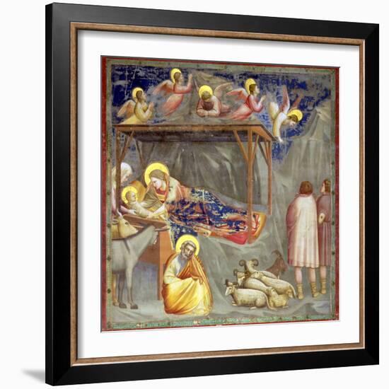 The Nativity, C.1305-Giotto di Bondone-Framed Giclee Print