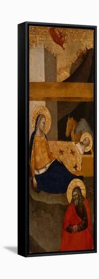The Nativity, C. 1360-1380 (Tempera and Gold Leaf on Wood)-Italian School-Framed Premier Image Canvas