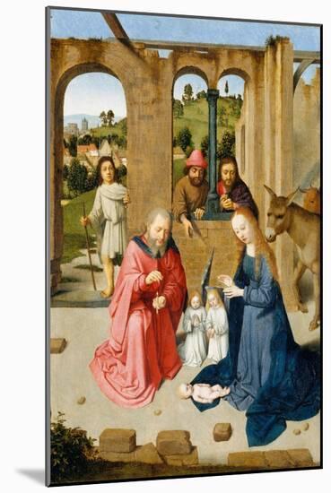 The Nativity, c.1482-Gerard David-Mounted Giclee Print