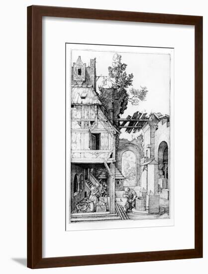 The Nativity, C.1504 (Engraving)-Albrecht Dürer-Framed Giclee Print