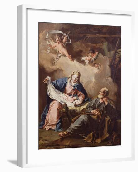 The Nativity, C.1730-40-Giovanni Battista Pittoni-Framed Giclee Print