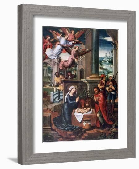 The Nativity, C1500-1550-Ambrosius Benson-Framed Giclee Print