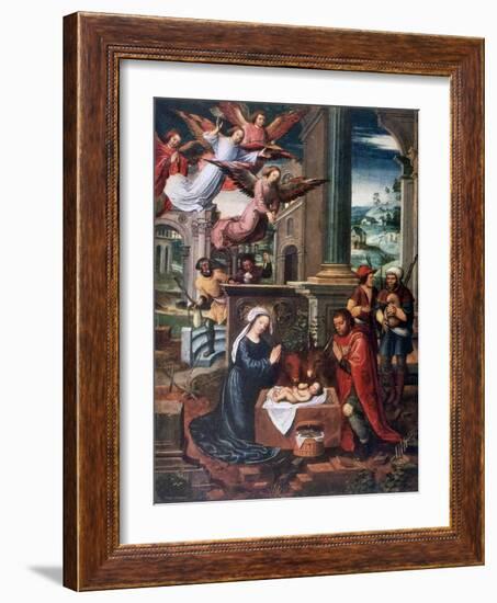 The Nativity, C1500-1550-Ambrosius Benson-Framed Giclee Print