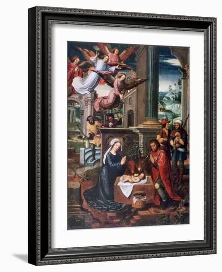 The Nativity, C1500-1550-Ambrosius Benson-Framed Giclee Print