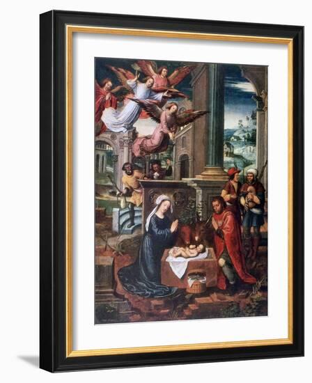 The Nativity, C1500-1550-Ambrosius Benson-Framed Giclee Print