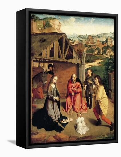 The Nativity, Ca 1490-Gerard David-Framed Premier Image Canvas