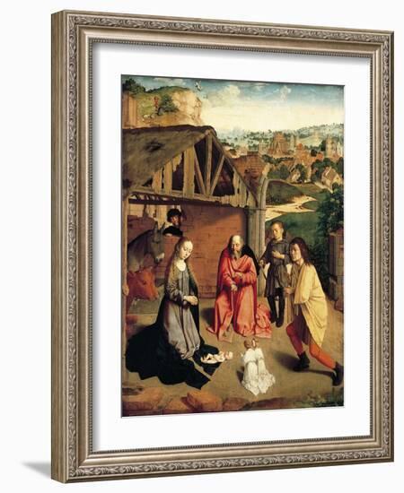 The Nativity, Ca 1490-Gerard David-Framed Giclee Print