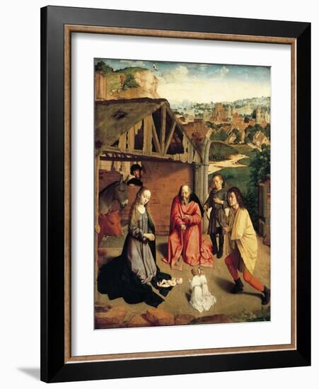 The Nativity, Ca 1490-Gerard David-Framed Giclee Print