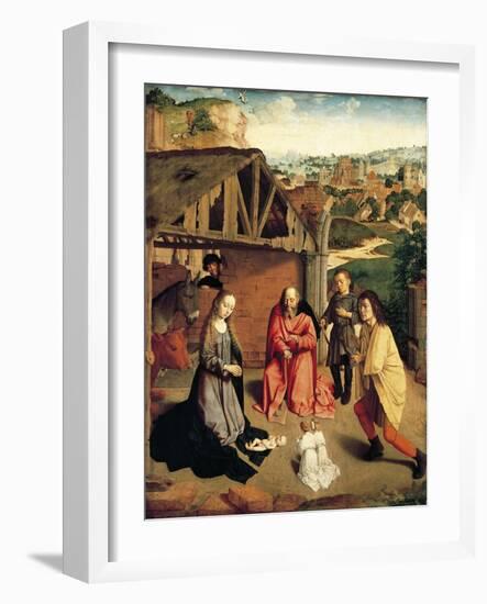 The Nativity, Ca 1490-Gerard David-Framed Giclee Print