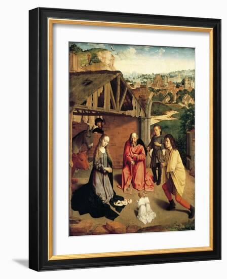 The Nativity, Ca 1490-Gerard David-Framed Giclee Print