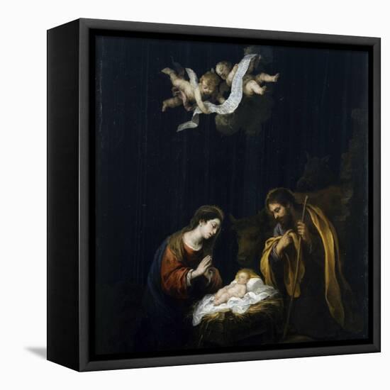 The Nativity, Ca 1668-Bartolomé Estebàn Murillo-Framed Premier Image Canvas