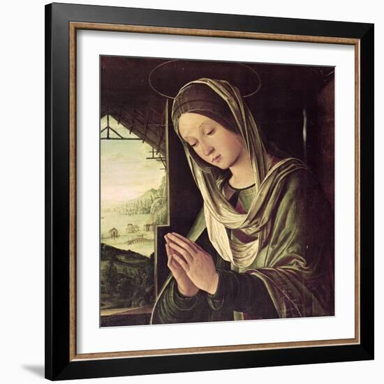 The Nativity, circa 1490-Lorenzo Costa-Framed Giclee Print