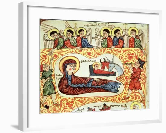 The Nativity, from a Gospel-null-Framed Giclee Print