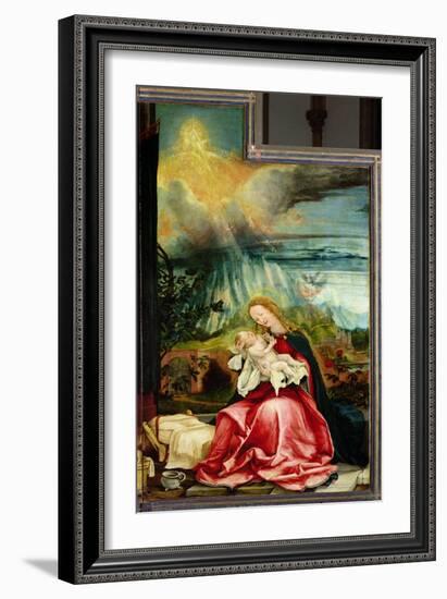 The Nativity, from the Isenheim Altarpiece, circa 1512-16-Matthias Grünewald-Framed Giclee Print