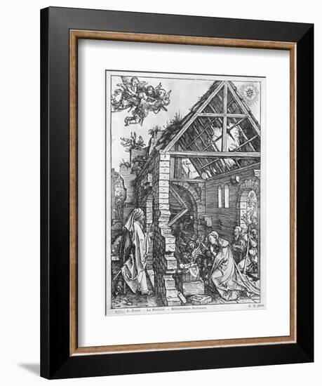 The Nativity, from the Life of the Virgin Series, c.1503-Albrecht Dürer-Framed Giclee Print