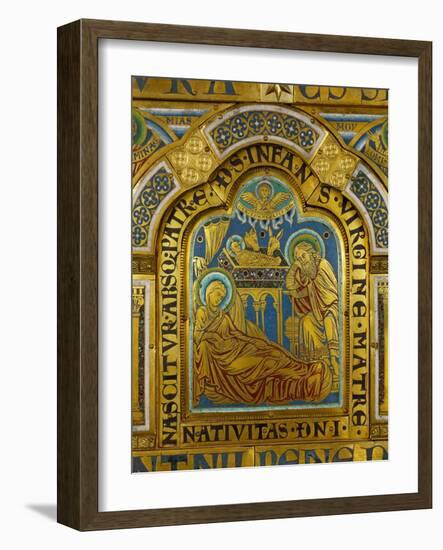 The Nativity, from the Verdun Altar-Nicholas of Verdun-Framed Giclee Print