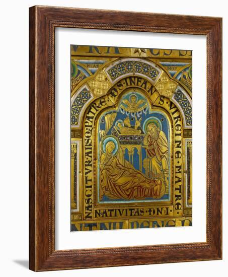 The Nativity, from the Verdun Altar-Nicholas of Verdun-Framed Giclee Print