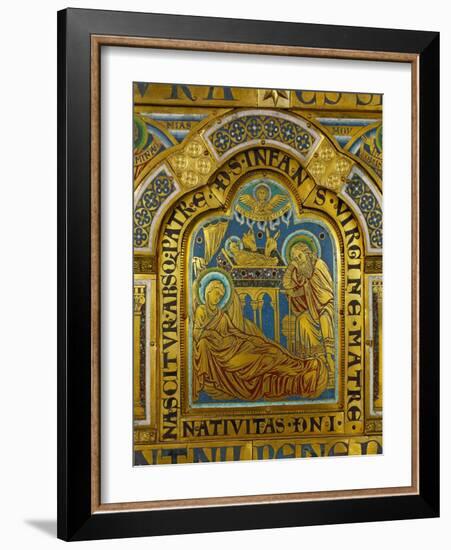 The Nativity, from the Verdun Altar-Nicholas of Verdun-Framed Giclee Print