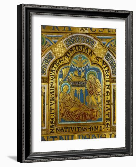 The Nativity, from the Verdun Altar-Nicholas of Verdun-Framed Giclee Print
