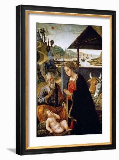 The Nativity of Christ, Late 15th or Early 16th Century-Bastiano Mainardi-Framed Giclee Print