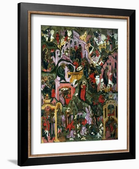 The Nativity of Christ (The Holy Night), Second Half of the 17th C-null-Framed Giclee Print