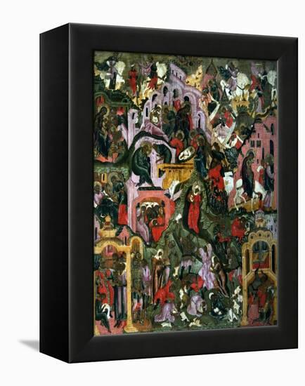 The Nativity of Christ (The Holy Night), Second Half of the 17th C-null-Framed Premier Image Canvas